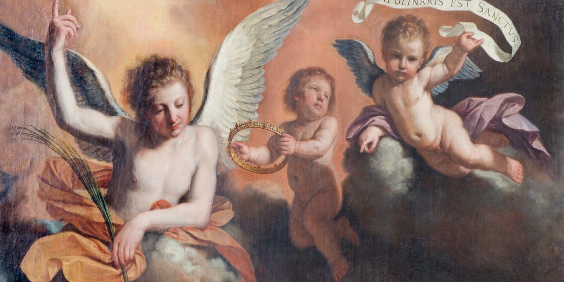 Un particolare dell'opera del Guercino (da DepositPhotos)